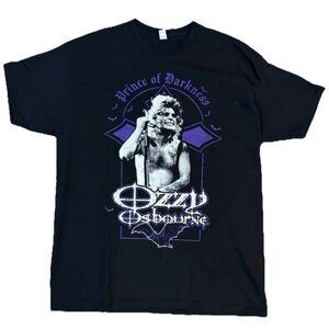 Ozzy Osbourne Prince Of Darkness Purple Bat T-Shirt XL